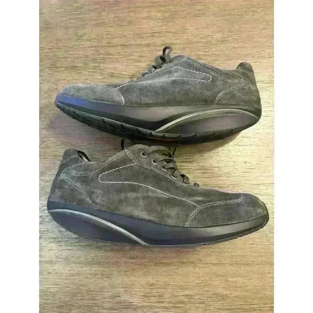 MBT Women's Black Walking Shoes Size 10.5 Rocker Sole Toning Benefits